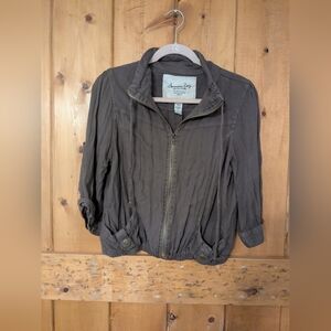 American Rag Women's Charcoal Utility Jacket